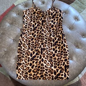 BODYCON CHEETAH PRINT DRESS